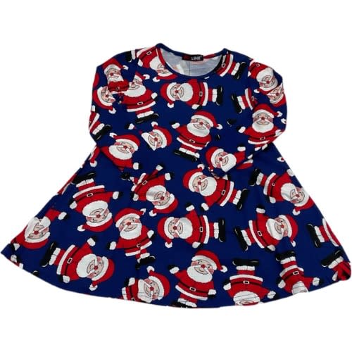 Red Santa Clause Longsleeve Dress