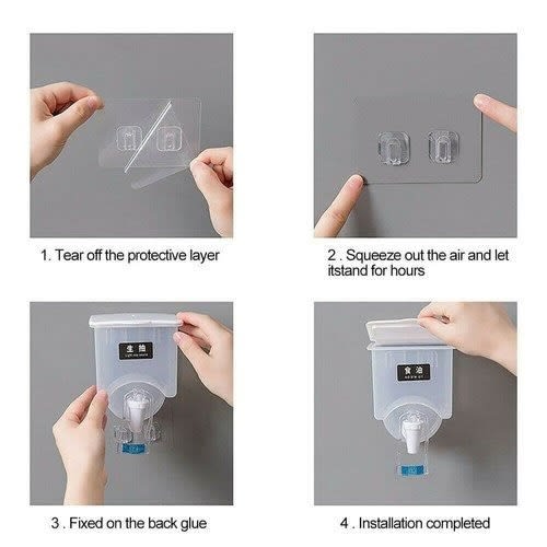 Wall Mount Kitchen Liquid Storage Dispenser Box