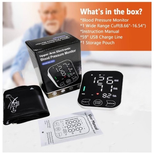 Upper Arm Electronic Blood Pressure Monitor Bk-803