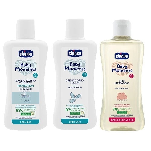 Chicco Baby Lotion + Wash And Oil