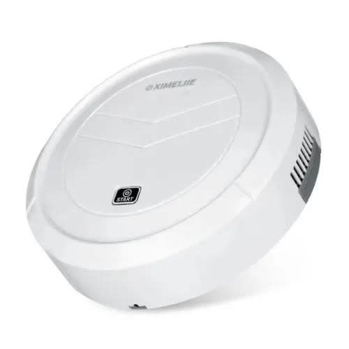 Rechargeable Robotic Automatic Vacuum Cleaner And Sweeper - White