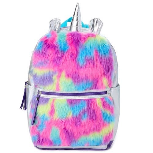 Girls Tie Dye Unicorn Backpack - School Bag - FST