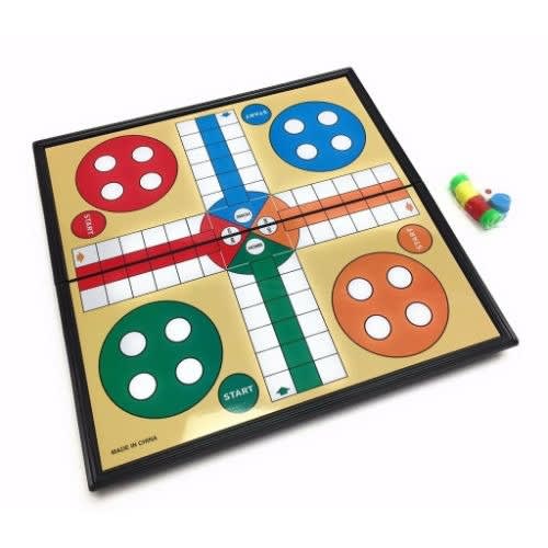 Magnetic Ludo Game Plus Two Extra Dice