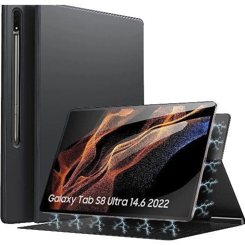 Magnetic Case With Pencil Holder For Samsung Galaxy Tab S8 Ultra  - 14.6(2022)version