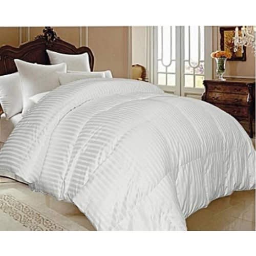 Striped Duvet & Comforter Cover - White