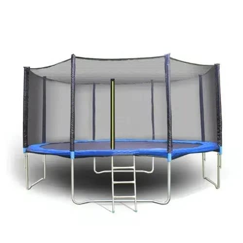 Trampoline With Net Enclosure And Ladder - 12ft