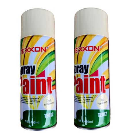 Texxon Spray Paint - White - 2pcs - 400ml