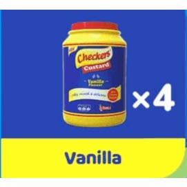 Checkers Vanilla Custard Powder — 1kg Jar By 4.