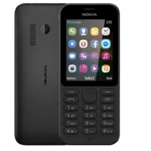 215 - Dual Sim - 2.4" - 30MB - Camera - Torch - Fm Radio - 1150mAh - Black