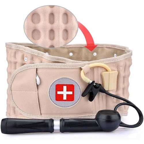 Lumbar Spinal-air Decompression Back Belt For Back Pain Correction And Reliever
