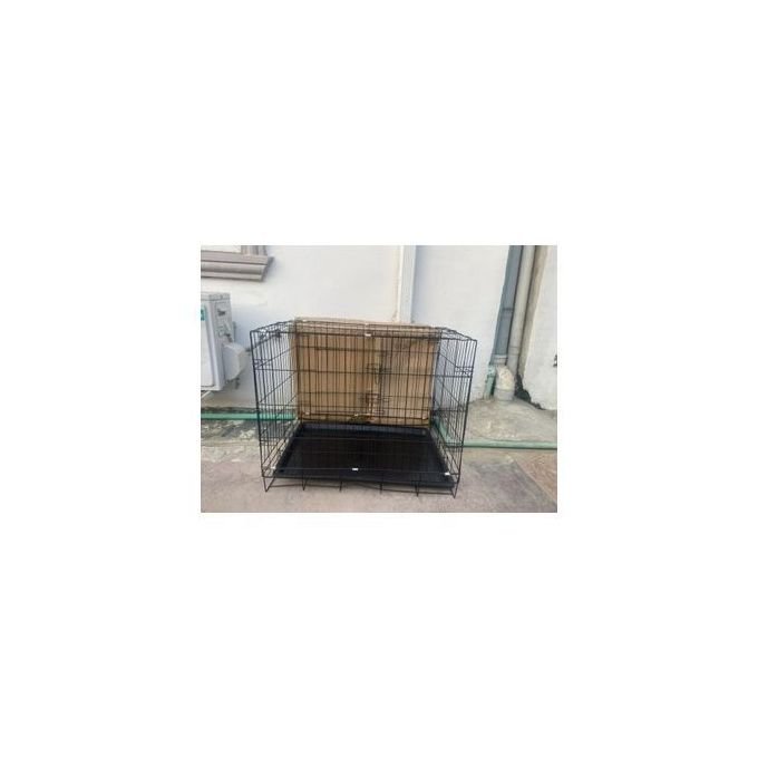 Indoor Collapsible Cage Foldable Metal Pet Dog Cat Kennel size 2