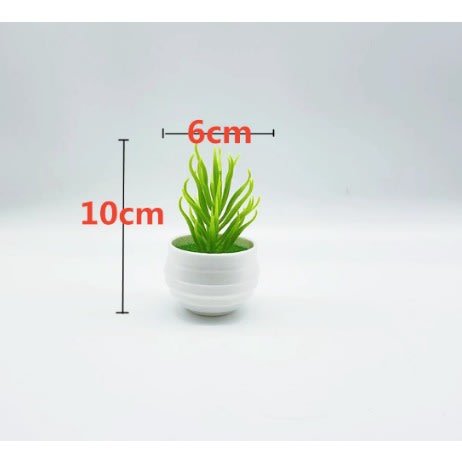 Artificial Bergamot Potted Plant  - Geen