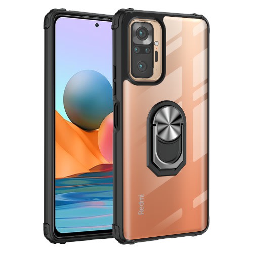 Rugged & Transparent Back Case For Xiaomi Redmi Note 10 Pro