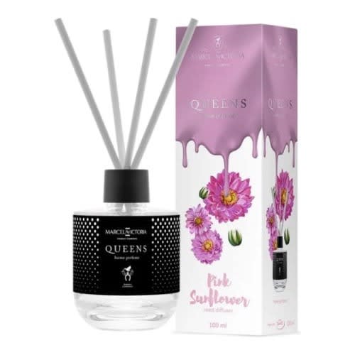 Marcela & Victoria Home Perfumer Queens Reed Diffuser Pink Sunflower -100ml