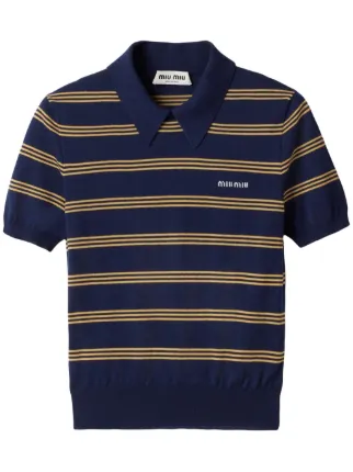 Miu Miu Stripped Polo