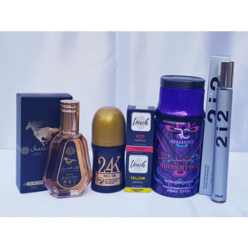Combo Perfumes Male Gift Set - Qaed Al Fursan