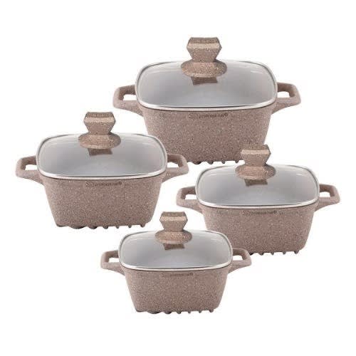 Marbellak Die-cast Stockpot Set - 4Piece
