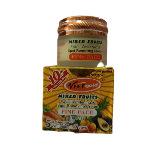 Veet Gold Mixed Fruit-  Facial Whitening And Spot Remover Face Cream Spf18 - 25g