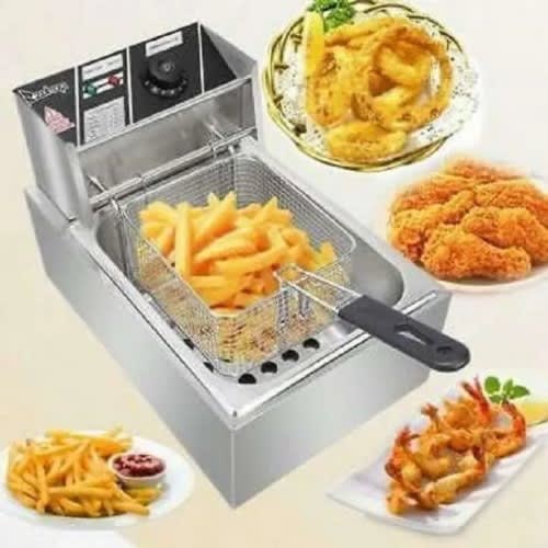 Stainless Steel Electric Deep Fryer-6l
