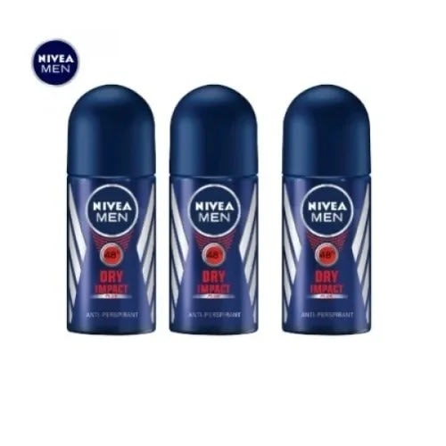 Dry Impact Roll-on For Men - 48h- 50ml - Pack Of 3