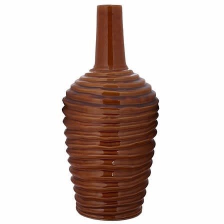Brown Tapered Large Vase - 50cm