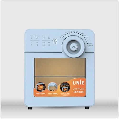 Unie Air Fryer Sky Blue -  1700W - Touch Panel - 4.5L