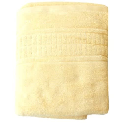 Quick Dry Bath Size Towel - Yellow