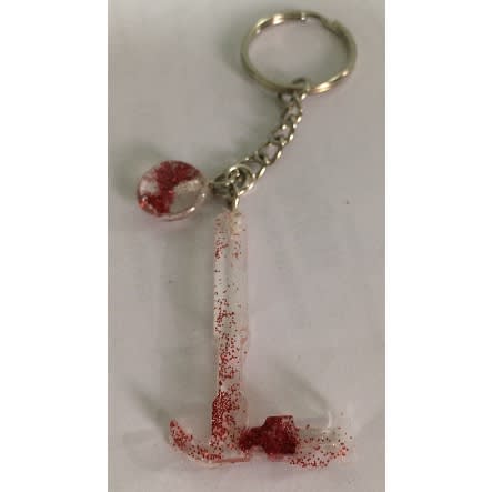 Letter L Custom Key Holder/ Bag Charm