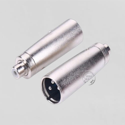 Xlr Male Plug To Female Rca Mic Cable Audio Adapter - 2Pieces