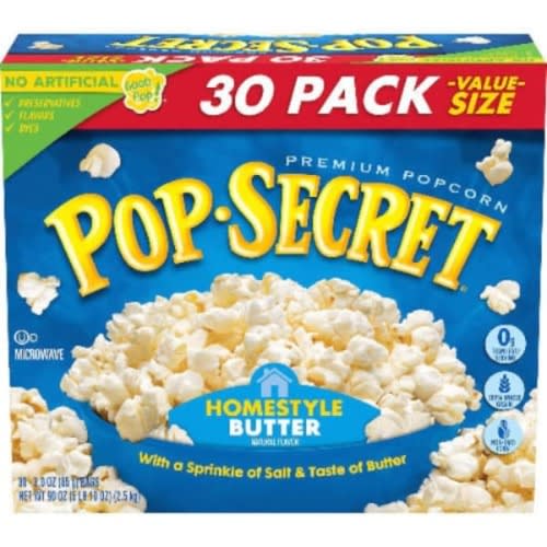 Pop Secret Microwave Popcorn -2.5kg Pack Of 30