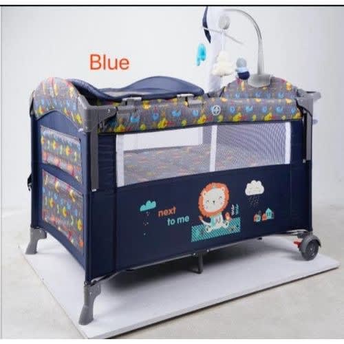 Next 2 Me Baby Foldable Yard Bed Cot With Canopy multicolor