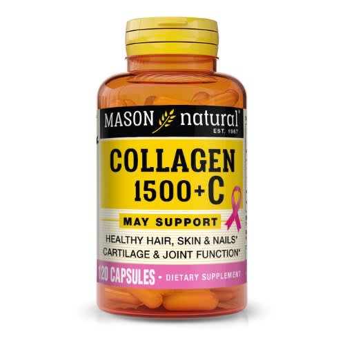 Mason Natural Collagen 1500mg With Vitamin C - 120capsules