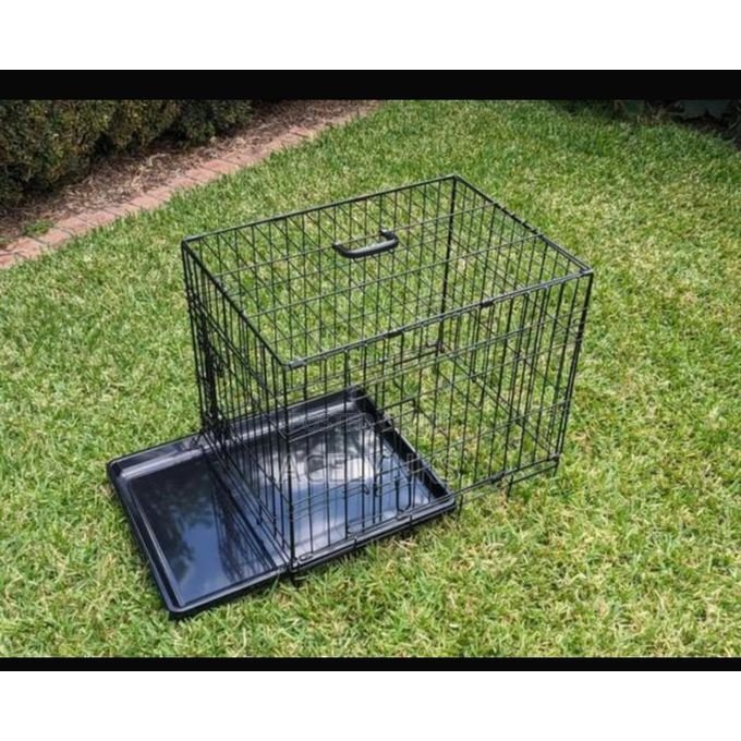 Strong collapsible cage for small dogs