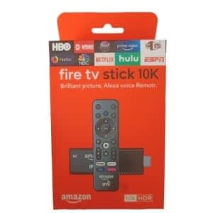 Amazon Fire Tv Stick 10k Streaming Media Player - With Voice Remote