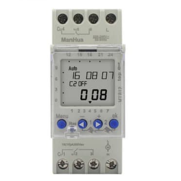 2 Channel Changeover Digital Timer Switch With 16a 220v 110v