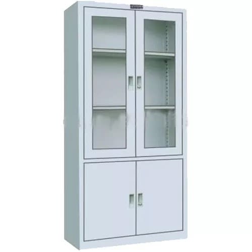 Blue Stone Metal Glass Filing Cabinate