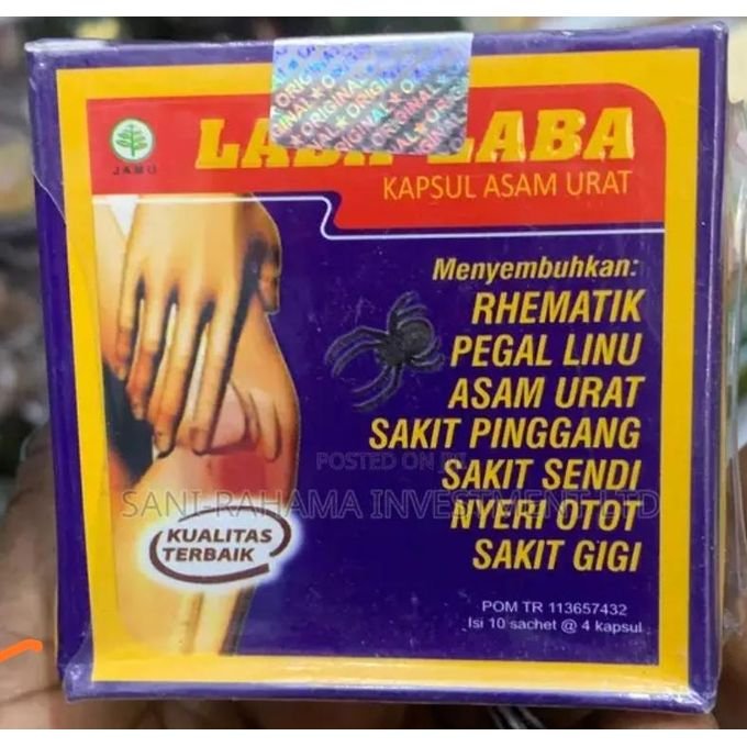 Labalaba Laba laba Total Cure For Rheumatism, Arthritis, Back Pains