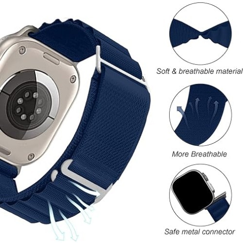 Apple Watch Ultra Band 49mm 45mm 44mm 42mm-blue