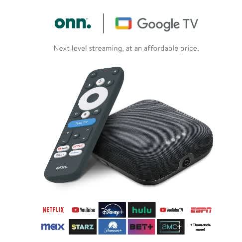Onn Google Tv 4k Pro Streaming Device - 2024 - 4k Uhd Resolution