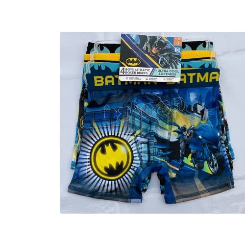 4 Packs Comic Dc Boys Boxer Briefs