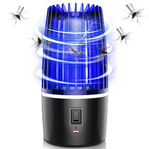 Product / USB Rechargeable Electric Mosquito Killer Lamp - Black