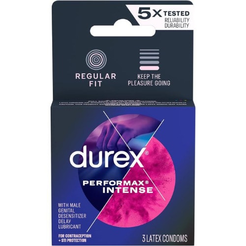 Intense Sensation Dotted Premium Condoms - 3 Latex