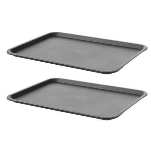 TillgAng Tray -Grey -2-piece - 37×29 Cm