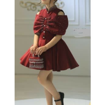 Girl's Wine Dress