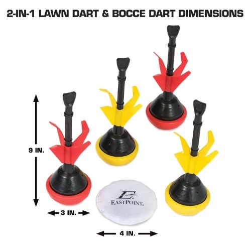 Eastpoint Sports 2 In 1 Lawn Darts And Bocce Combo Set