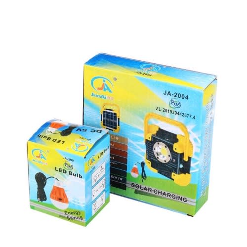 Solar Charging Light With Extra Bulb