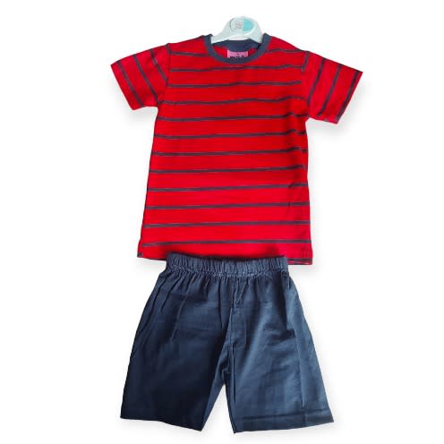 Boy Set - Stripe & Short