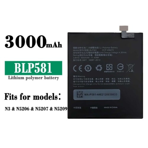Replacement Battery For Oppo N3 N5206 N5207 N5209 Blp581