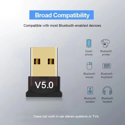 Wireless Usb Bluetooth Adapter 5.0 Bluetooth Dongle