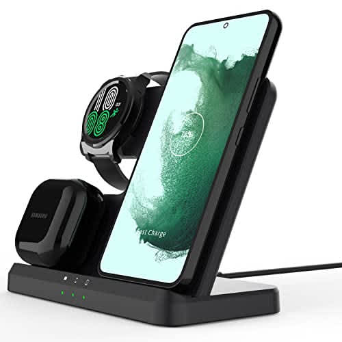 3 In 1 Fast Wireless Charger For Samsung Phones - Watches - Buds